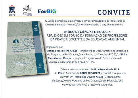 Lançamento de livro sobre formação de professores. Lançamento de livro sobre formação de professores.