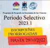 Amplian inscripción para el proceso de selección 2023 - (Maestría y Doctorado)