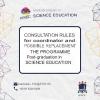 CONSULTATION RULES FOR COORDINATORS AND EVENTUAL SUBSTITUTES IN THE POSTGRADUATE PROGRAM IN SCIENCE TEACHING